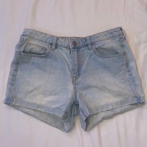 H&M light blue DENIM shorts